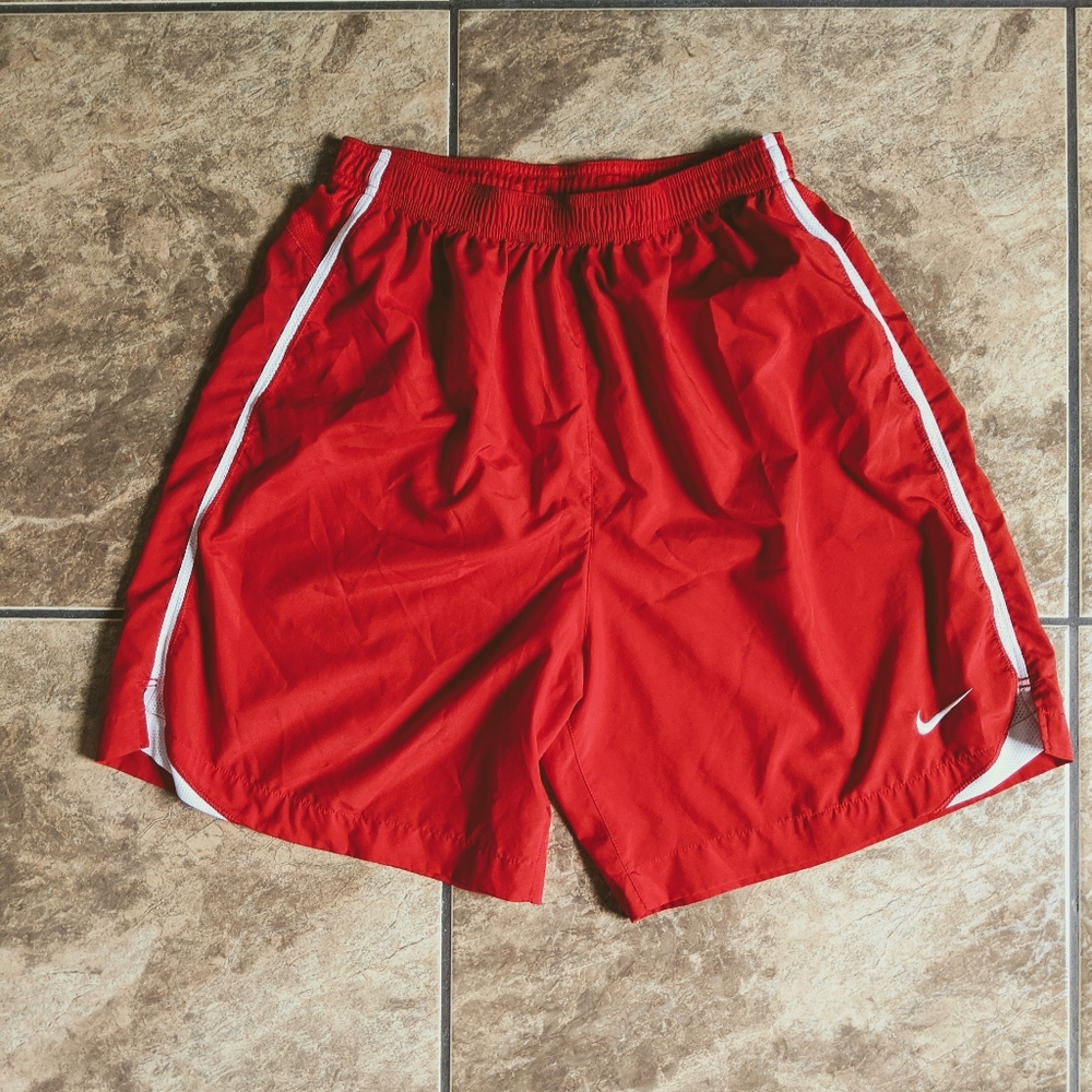 SOLD Vintage Red NIKE Dri-Fit Athletic Shorts
